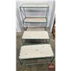 Image 4 : Display Shelf/Nesting Side Tables  (Base Table Measures : 22-1/2"H x 33-1/2"W x 16-1/2"D) (Total Hei