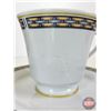 Image 4 : Coffee Décor : Framed Canvas, Coffee Cups (2), Faux Hot Chocolate & Tea  (Note : Tea Cup Repaired) (