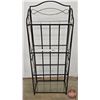 Image 1 : Metal Display Shelving Unit w/Glass Shelves (Measures : 63"H x 24-1/4"W x 12-1/2"D)