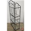 Image 4 : Metal Display Shelving Unit w/Glass Shelves (Measures : 63"H x 24-1/4"W x 12-1/2"D)