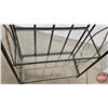Image 7 : Metal Display Shelving Unit w/Glass Shelves (Measures : 63"H x 24-1/4"W x 12-1/2"D)