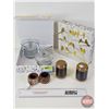 Image 1 : Decor Storage Boxes w/Contents including Ramakins (6), Salt & Pepper Shakers & Napkin Rings (Box Mea