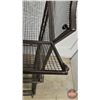 Image 8 : Wire Mesh Three Bin Cubicle Storage  (Measures : 49-3/4"H x 14-1/4"W x 12"D)