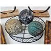 Image 2 : Rustic Home Décor : Hangers, Caliper Art & Wire Bowl of Décor Balls