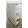 Image 7 : Store Fixture : Rolling 4 Tier Rack  (Measures : 53"H x 30"W x 17"D)