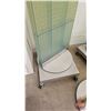 Image 3 : Store Fixtures (3) : Rolling & Swivel Peg Boards (2) & Swivel Peg Board  (Tallest Measures : 66"H x 