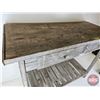 Image 5 : Rustic Wooden Console Table  (Measures : 31"H x 40"W x 17"D)