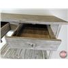 Image 7 : Rustic Wooden Console Table  (Measures : 31"H x 40"W x 17"D)