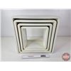 Image 3 : White Wall Cub Shelves  (Largest Measures : 17"H x 16"W x 7-3/4"D)
