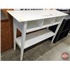 Image 2 : Console Table w/3 Upper Cubbies & Lower Display Shelf (Measures : 35-1/2"H x 50-3/4"W x 16-1/4"D)