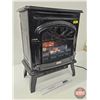 Image 2 : Electric Free Standing Fireplace/Heater  (Measures : 22-3/4"H x 17"W x 10"D)