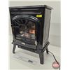 Image 3 : Electric Free Standing Fireplace/Heater  (Measures : 22-3/4"H x 17"W x 10"D)