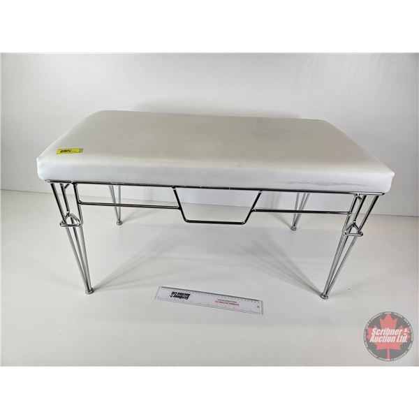 Padded Seat Bench  (Measures : 17"H x 31"W x 17"D)