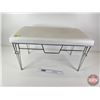 Image 1 : Padded Seat Bench  (Measures : 17"H x 31"W x 17"D)