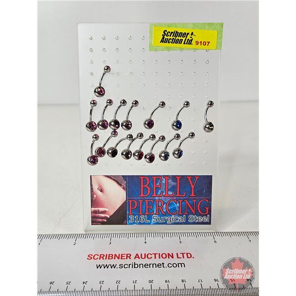Store Piercing Display w/Product : Belly Piercing (16)