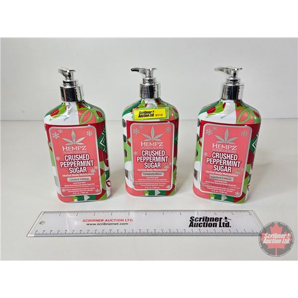Hempz Crushed Peppermint Sugar Herbal Body Moisturizer (3)