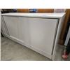 Image 1 : Storage Combination Cupboard w/Sliding Doors (Measures : 29-1/2"H x 55"W x 19-3/4"D)