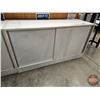 Image 3 : Storage Combination Cupboard w/Sliding Doors (Measures : 29-1/2"H x 55"W x 19-3/4"D)