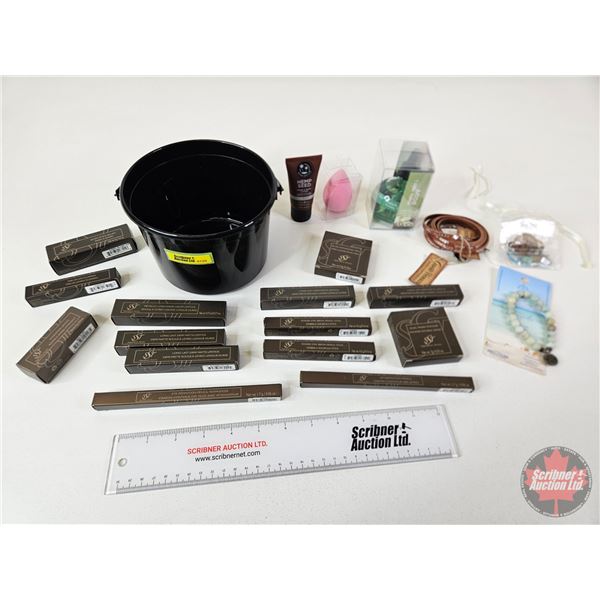 Variety Product Basket Lot : SST Products (Long Last Demi Matte Lipstick, Power Stay Brow Pencil, Du