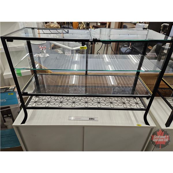 IKEA KLINGSBO Glass-Door Cabinet (Note : Door Not Attached - Needs Fixing) (Measures : 31-1/2"H x 36