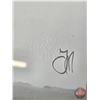 Image 5 : Framed Eyelash Motif Wall Art  (Measures : 12"H x 24"W x 1-1/2"D)