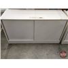 Image 1 : Storage Combination Cupboard w/Sliding Doors (Measures : 29-1/2"H x 55"W x 19-3/4"D)