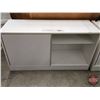 Image 2 : Storage Combination Cupboard w/Sliding Doors (Measures : 29-1/2"H x 55"W x 19-3/4"D)