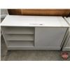 Image 3 : Storage Combination Cupboard w/Sliding Doors (Measures : 29-1/2"H x 55"W x 19-3/4"D)