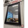Image 1 : Large Bevelled Wall Mirror  (Measures : 43"H x 31"W)