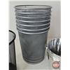 Image 3 : Variety Small Garbage Bins (13)  (Largest Measures : 11"H)