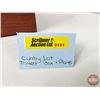 Image 8 : Trinket Box w/Artificial Plants (3) (Box Measures : 4"H x 10"W x 8-1/4"D)