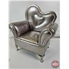 Image 2 : Chrome Themed Décor : Couch, Bowl & Plastic Wall Hangings (Wall Hangings : 10"H x 10"W)