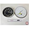 Image 1 : Wall Clocks (2) (Batt Op) (Largest Measures : 11-1/4"Dia)