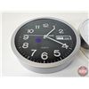 Image 2 : Wall Clocks (2) (Batt Op) (Largest Measures : 11-1/4"Dia)