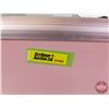 Image 6 : Portable Make-Up Train Case (Pink) (Measures : 9-1/2"H x 14-1/2"W x 7-1/2"D)