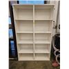 Image 1 : Double Sided Cubby Display/Organizer Shelving Unit  (Measures : 75-3/4"H x 47"W x 15-1/2"D)
