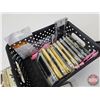 Image 7 : Eyelash Extension Supplies : Lashes (17 Packs), Glue Rings, Spoolies & Flocked Applicators