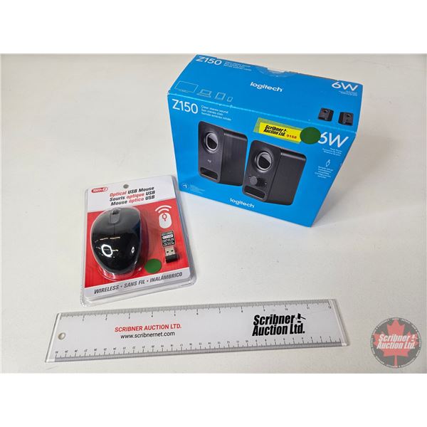 Logitech Z150 Speakers & Wireless Mouse