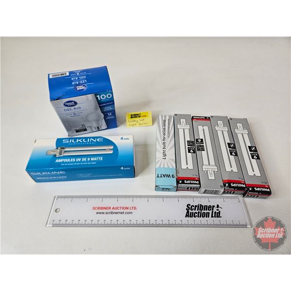 Variety Bulbs : 9watt (9 Bulbs) & 100watt (2 Bulbs)