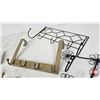 Image 3 : Various Wall-Mounted Hooks & Racks (8)