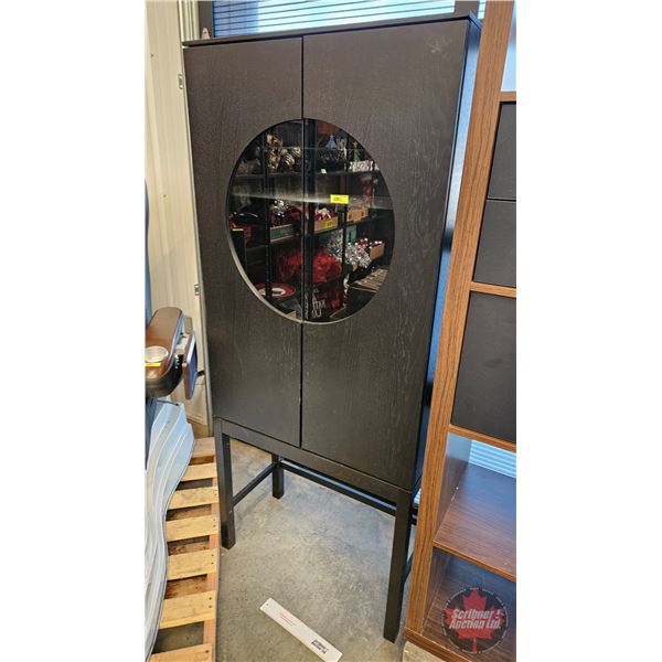 IKEA Stockholm Cabinet w/Glass Front Doors (Measures : 68-1/4"H x 29-1/2"W x 14-1/2"D)