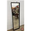 Image 1 : Framed Wall Mirror  (Measures : 59"H x 15-3/4"W x 2-1/4"D)