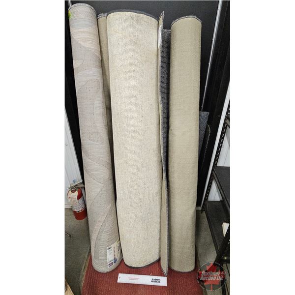 Area Rugs (5) (Grey/Black) (Largest Measures : 63" x 86")