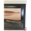 Image 4 : Framed Wall Art : Be the Change you wish to see in the World" (Lake Motif)  (Measures : 26"H x 38-1/