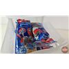 Image 3 : Plastic Rolling Organizer w/Contents  (Cotton Pads, Mop Heads, Disposable Shot Glasses, Spray Nozzle