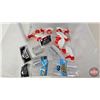 Image 4 : Plastic Rolling Organizer w/Contents  (Cotton Pads, Mop Heads, Disposable Shot Glasses, Spray Nozzle