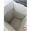 Image 5 : Laundry Basket w/Throw Pillows (2) (Basket Measures : 19-1/2"H x 14"W x 14"D)