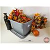 Image 1 : Fall Artificial Flora w/Vase (Vase Measures : 19-1/2"H)