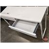 Image 3 : IKEA BESTÅ BURS Desk (High-Gloss) : 2 Drawer  (Ideal for Nail Techs) (Measures : 29-1/4"H x 47"W x 1