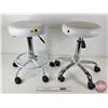 Image 1 : Salon Swivel Adjustable Rolling Stools (2)